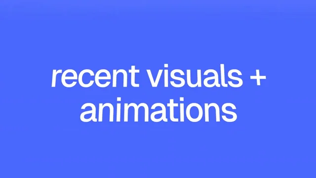 Some recent visuals & animations i worked on at my current org