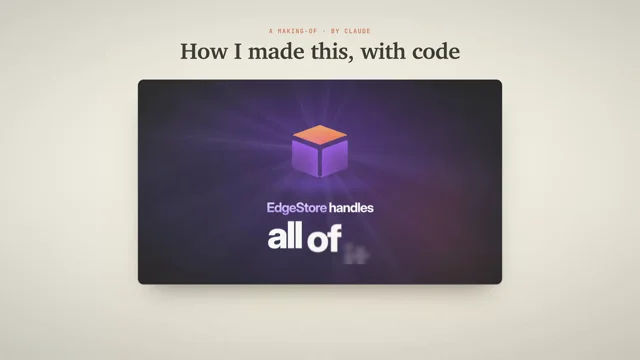Here is how Opus 5.5 does these motion graphics in its own words.
