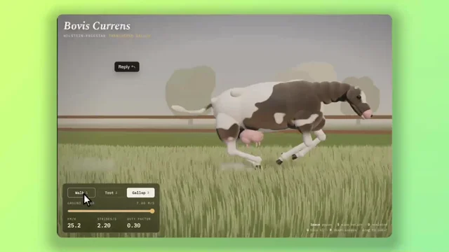 Claude Opus 5.5(low) built this cow from one prompt.