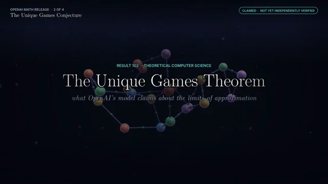 I asked Claude Fable 5.5 to explain OpenAI's new 58-page Unique Games Conjecture proof.
