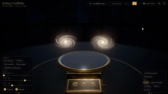 When galaxies collide, the stars almost never hit each other. Space is that empty. Gravity does all…