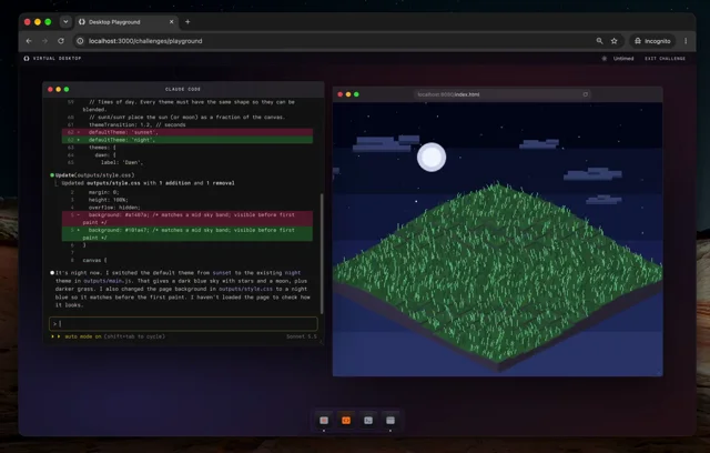 Currently building an OS that runs within your browser tab using @vercel sandboxes. Here we have a…