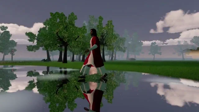 Opus 5.5 made me a crazy teaser for my Jesus game.