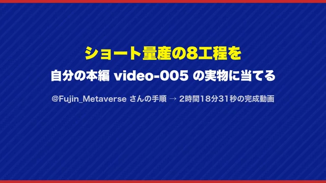 Claude Codeなら、ショート量産の8工程はYouTubeの長尺にもそのまま使えます