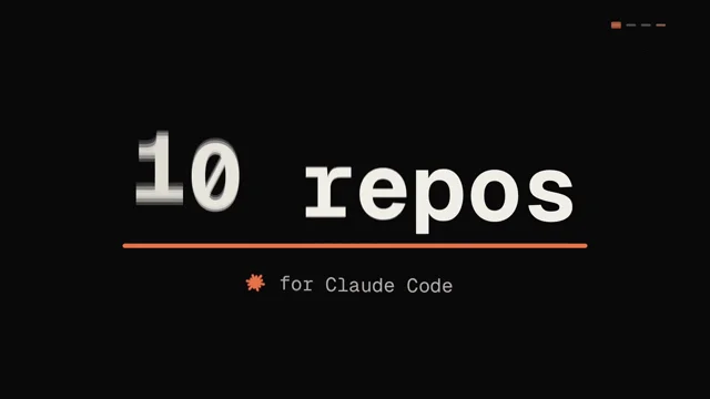 I Gave Claude these 10 GitHub repos and it built a 30-second motion design video