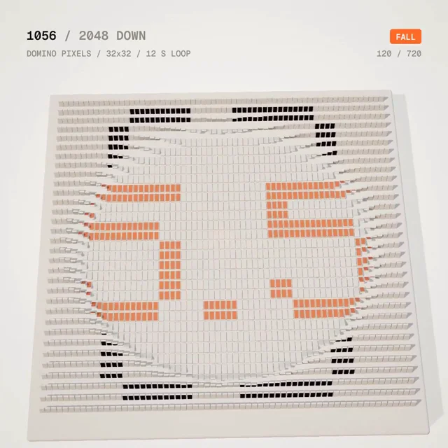 Opus 5.5 just turned 2,048 dominoes into a screen