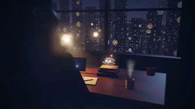 Last night I had a deeply engaging conversation with Opus. Today I asked it to create an animation…