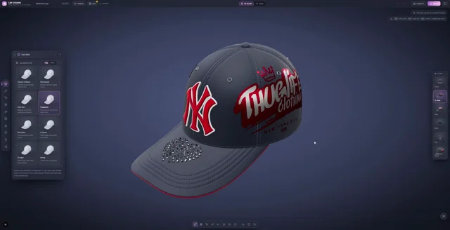 :: | Procedural Baseball Cap Generator | ::