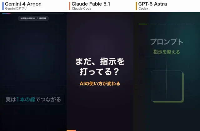 Gemini Argon、Claude Fable、GPT-6 Astra