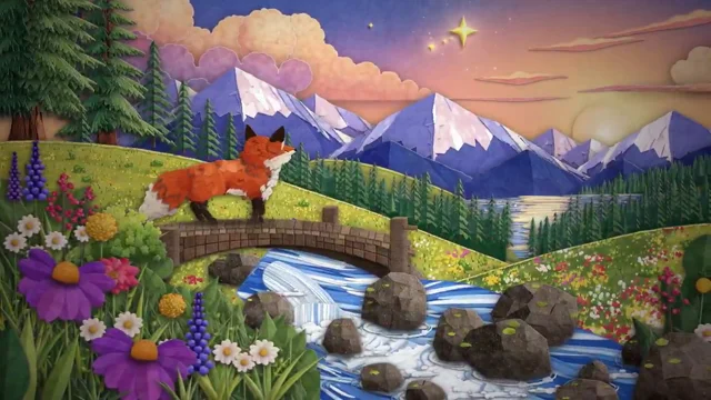 i made this paper cut fox film with anthropic's opus 5.5 and it's pure javascript