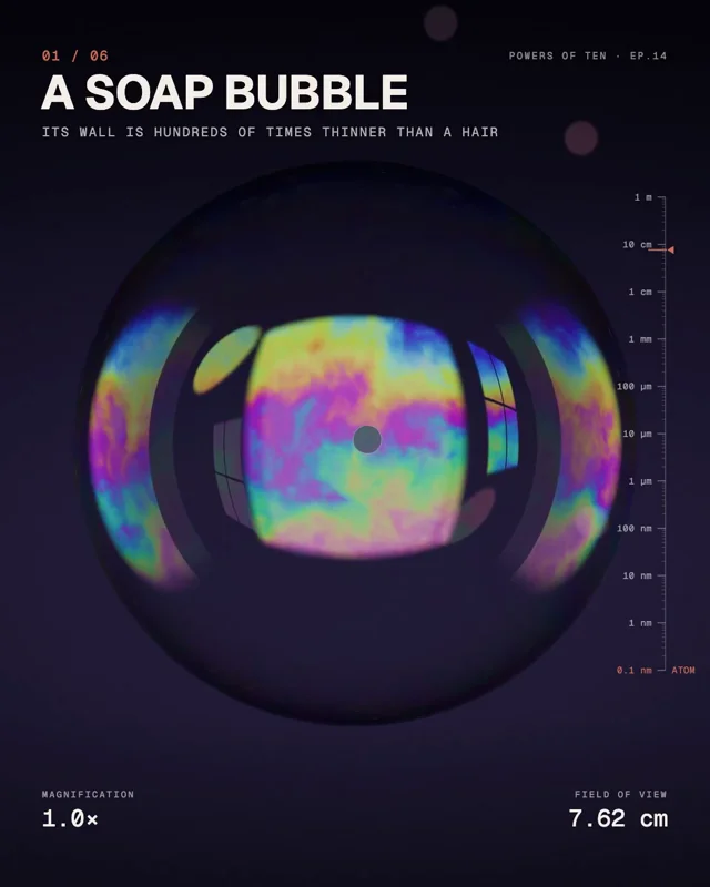 51,000,000x zoom into a soap bubble. Opus 5.5 made this in 24 seconds and I'm losing my mind