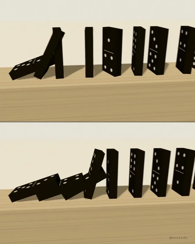 Same Claude Opus 5.5. Same product. The only difference is the first domino